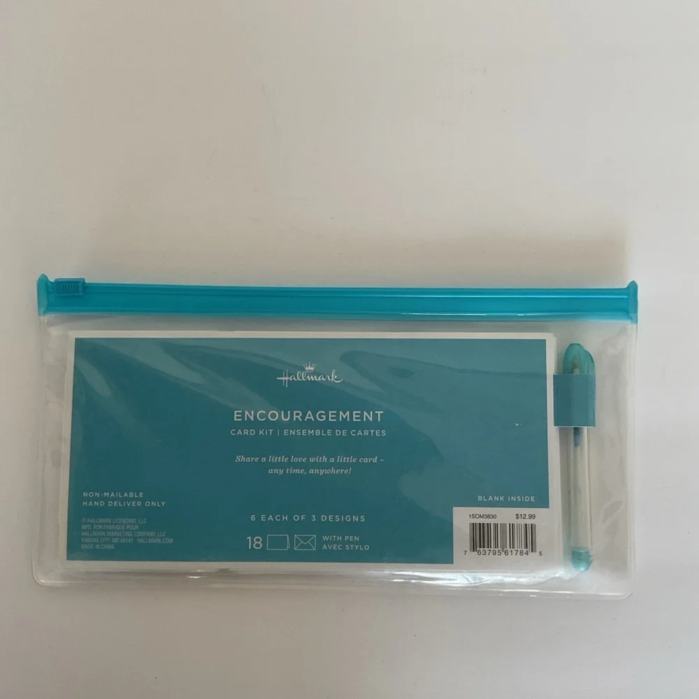 Hallmark Assorted Mini Blank Note Cards with Pen. NWT